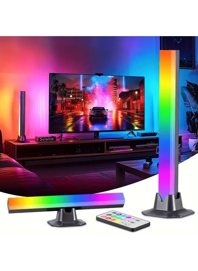 Smart LED Bar RGBIC Ambient Light Music Sync USB Powered Remote Controlled 32cm - Image 1